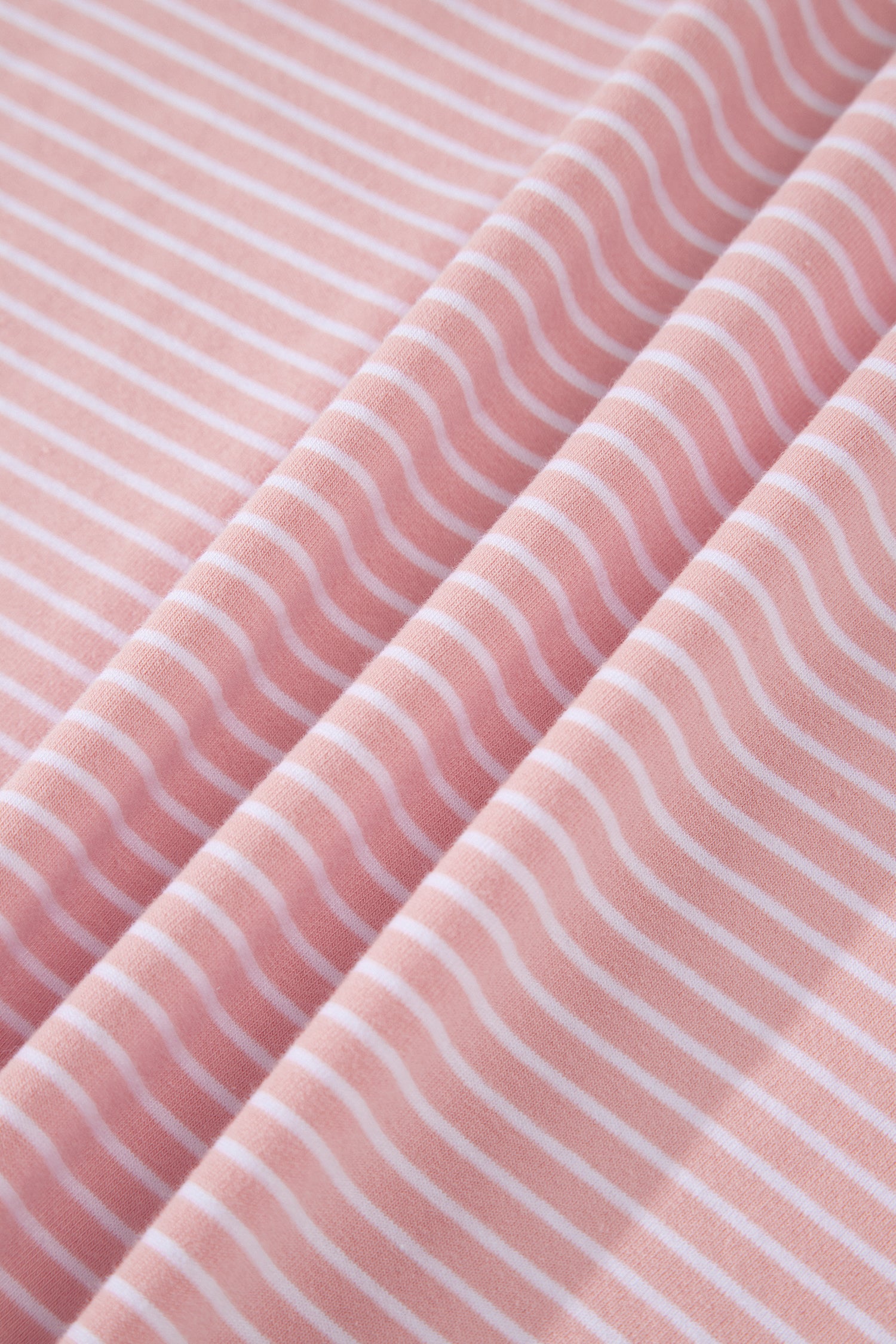 Pink Stripe Dolman Sleeve Polo Shirt and Drawstring Shorts Set