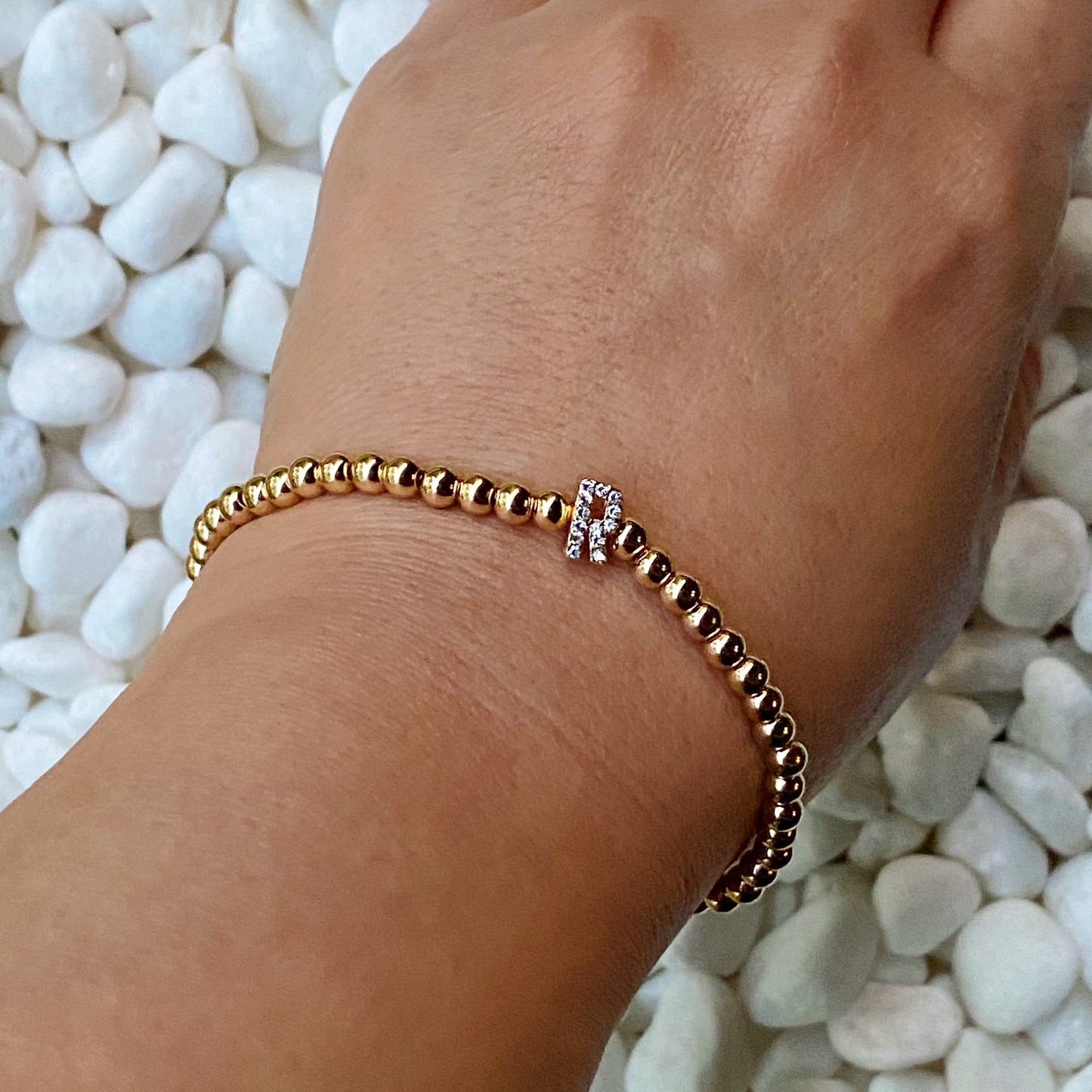 Darcy Initial Bracelet by Ellisonyoung.com
