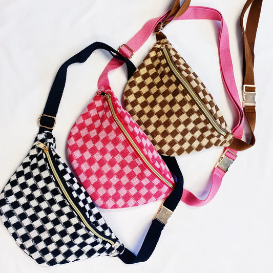 Check Yourself Belt Sling Bag by Ellisonyoung.com