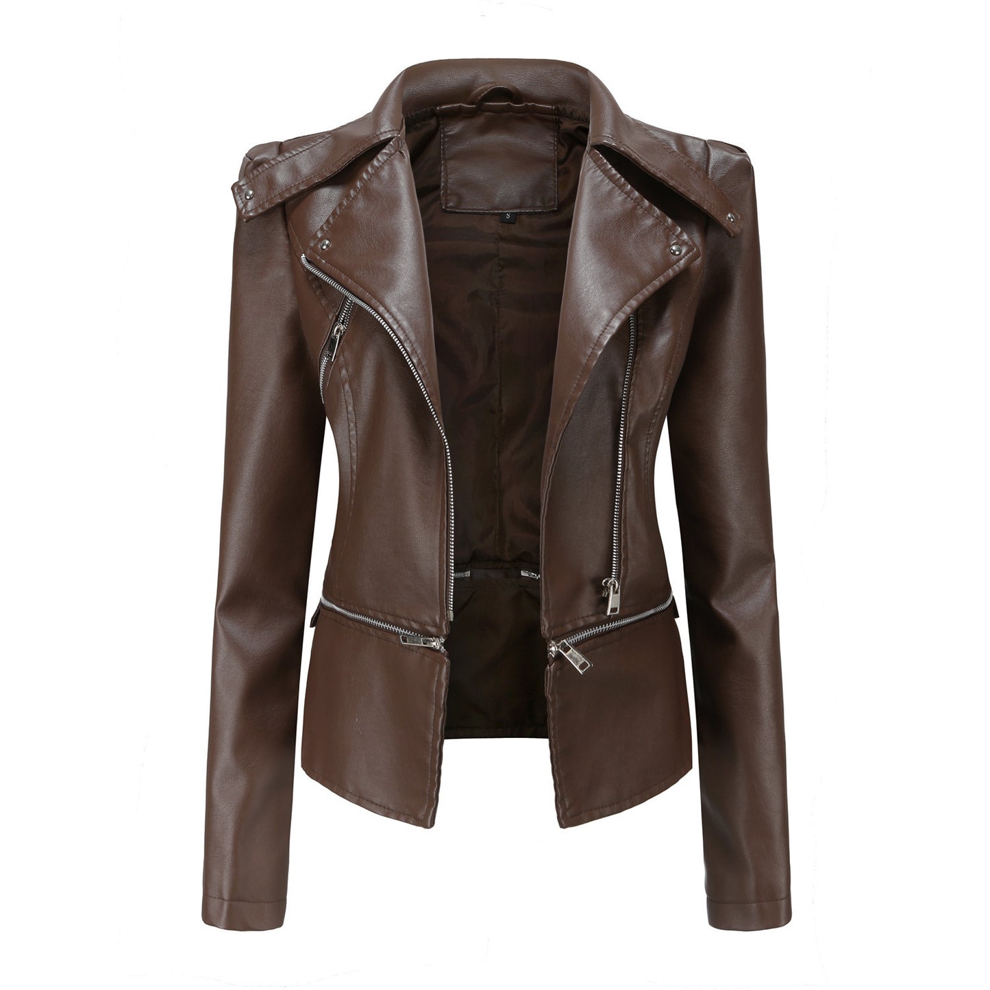 Faux Women's Leather Jacket