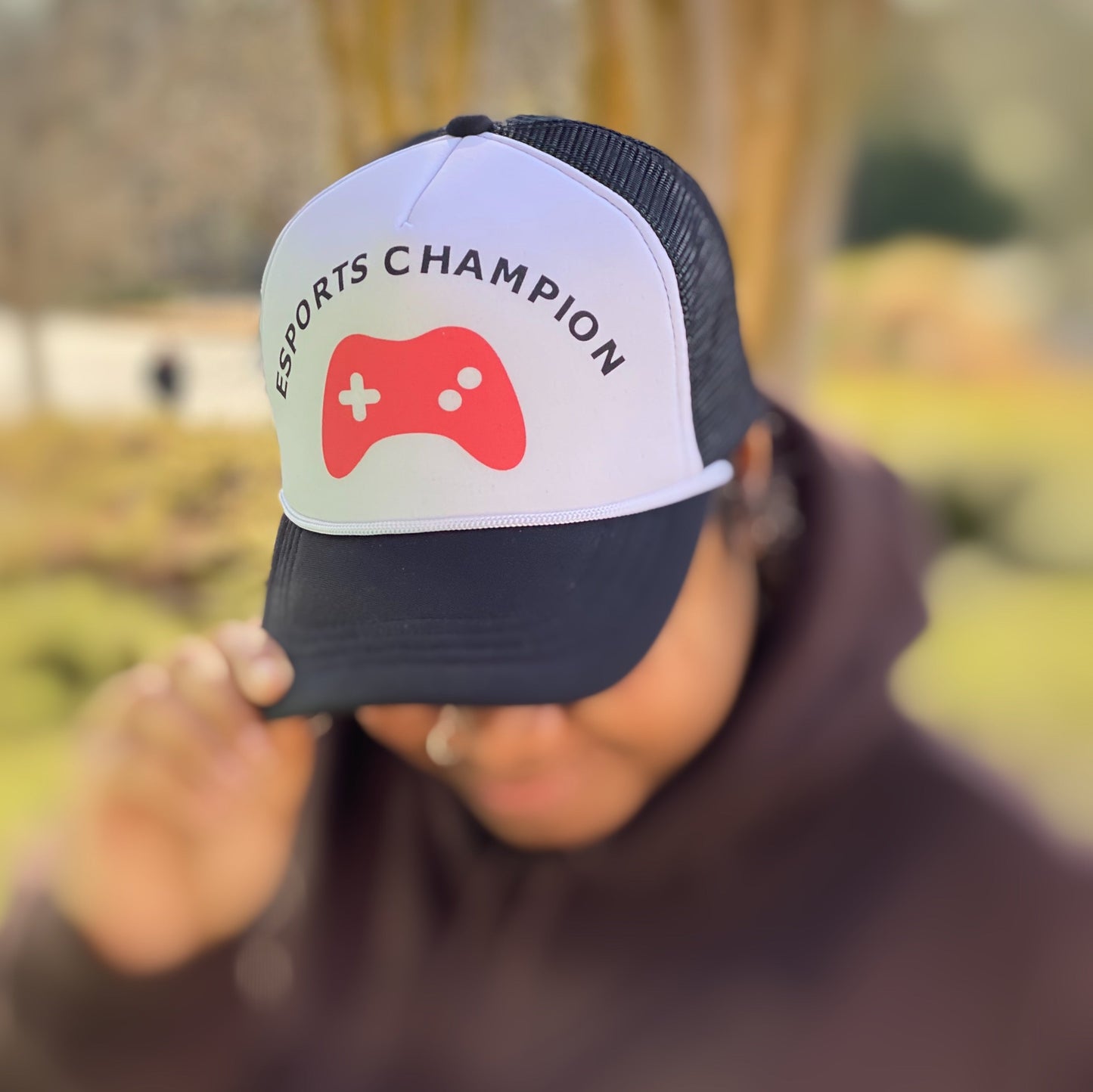 Sporty Pretty Trucker Ball Cap by Ellisonyoung.com