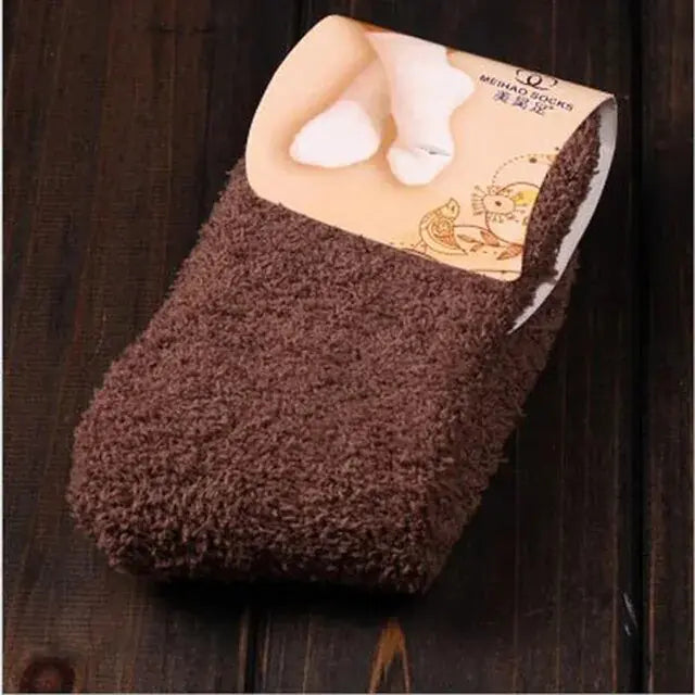 Women's Bed Socks Pure Color