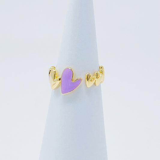 Soft Heart Open Ring by Ellisonyoung.com