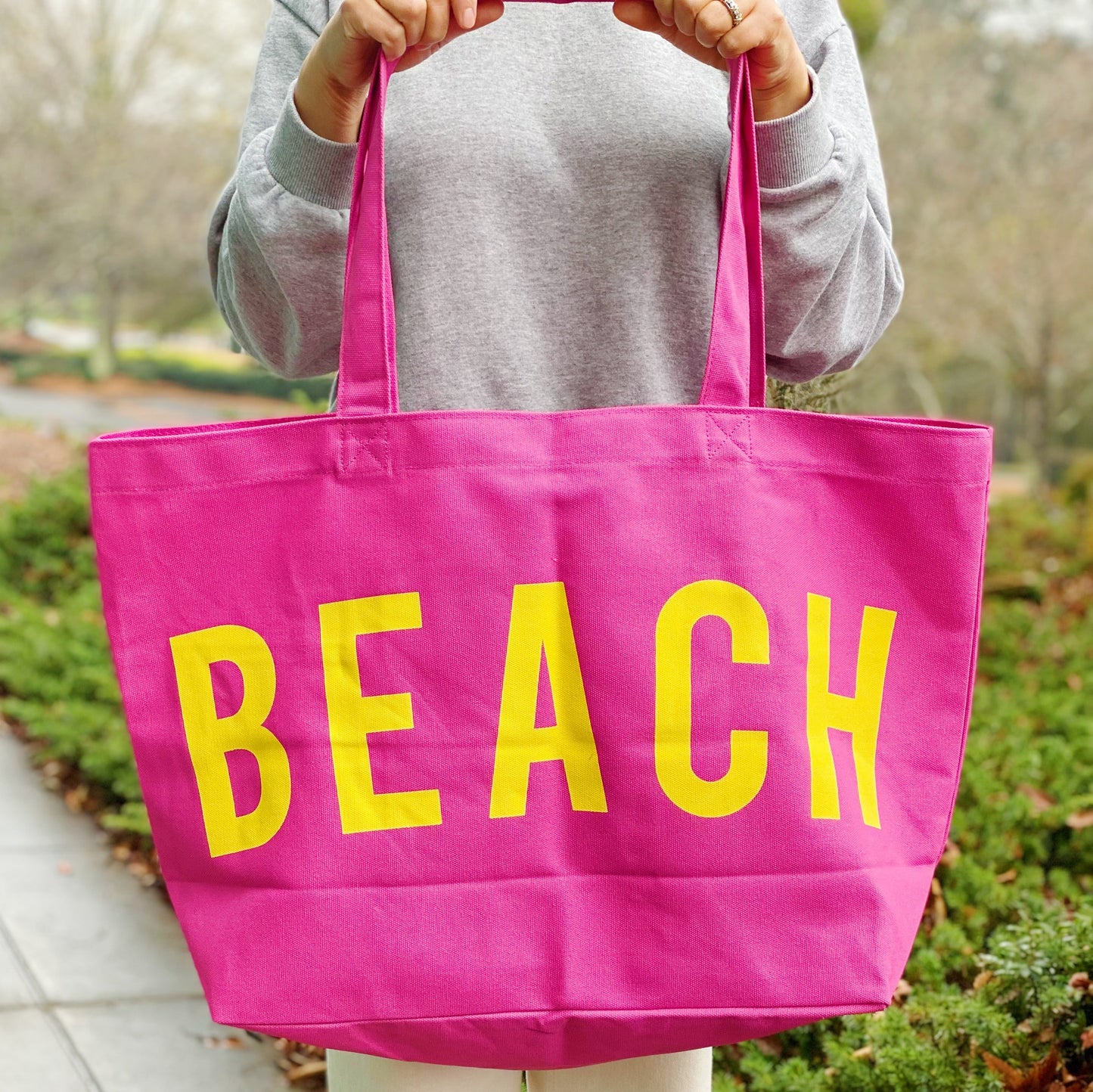 Well Made Beach Canvas Tote by Ellisonyoung.com