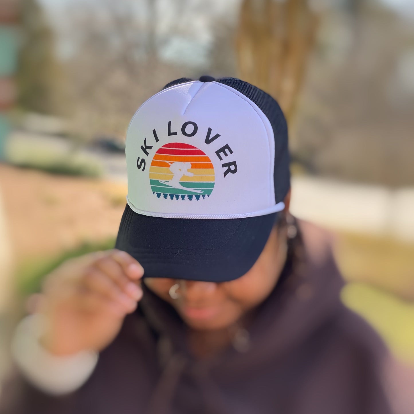 Sporty Pretty Trucker Ball Cap by Ellisonyoung.com