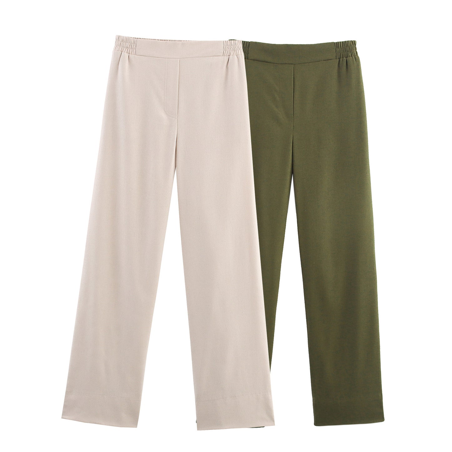 Linen Double Breasted Suit Jacket Linen Wide Leg Pants Suit