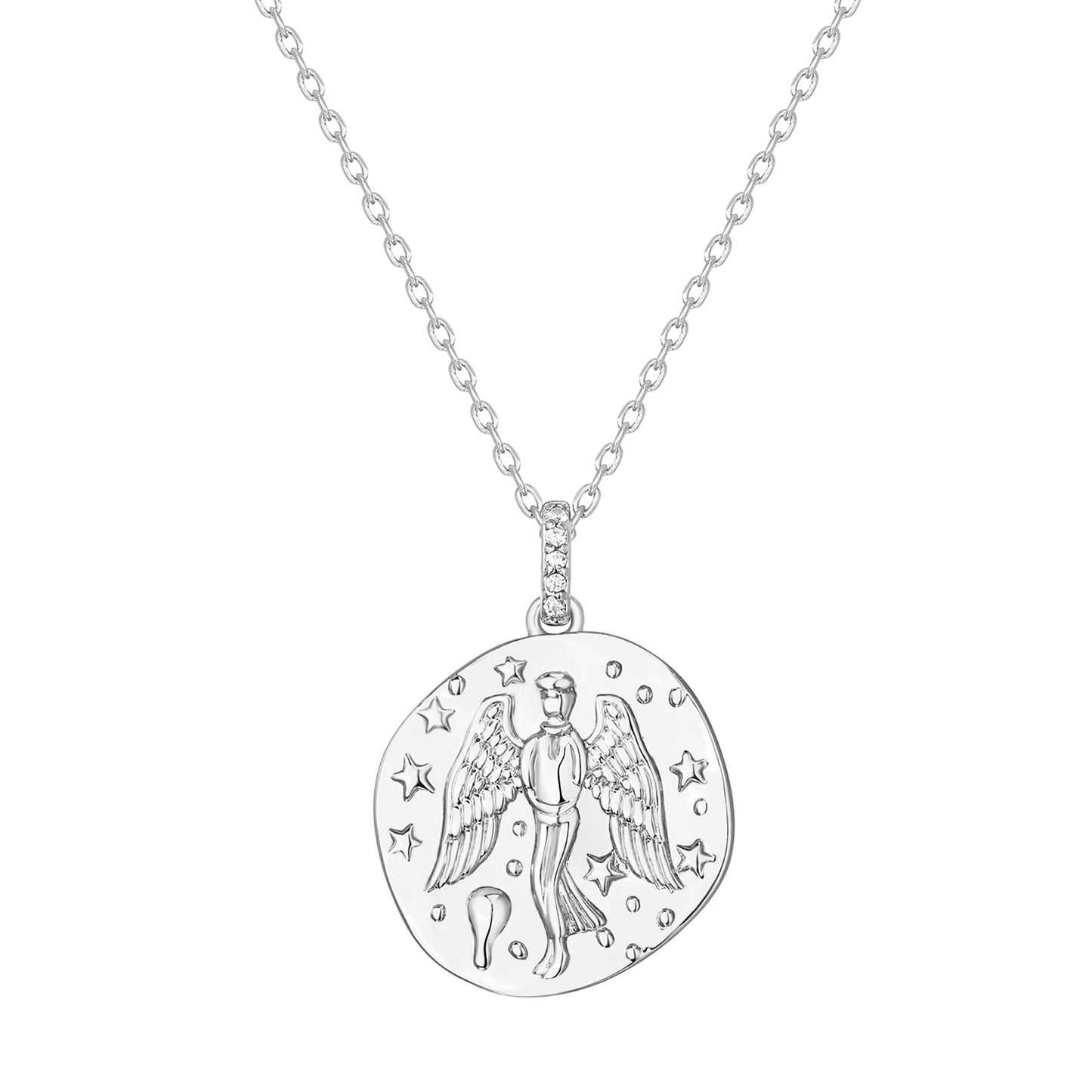 PAVOI 14K Gold Plated Engraved Coin Pendant Necklaces for Women | Byzantine Coin Pendants | Bohemian Necklace