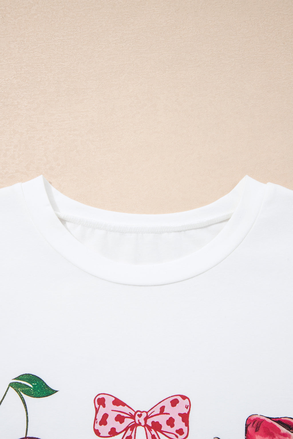 White Coquette Cowgirl Elements Printed Relaxed Tee