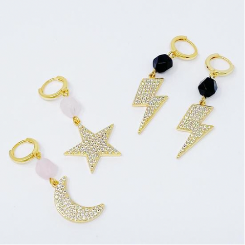 Shine From Sky Drop Earrings by Ellisonyoung.com
