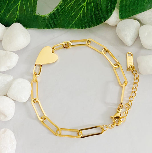 You Are My Side Heart Bracelet by Ellisonyoung.com