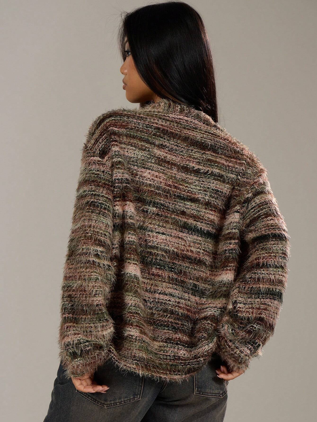 Long Sleeved Knitted Sweater For Women
