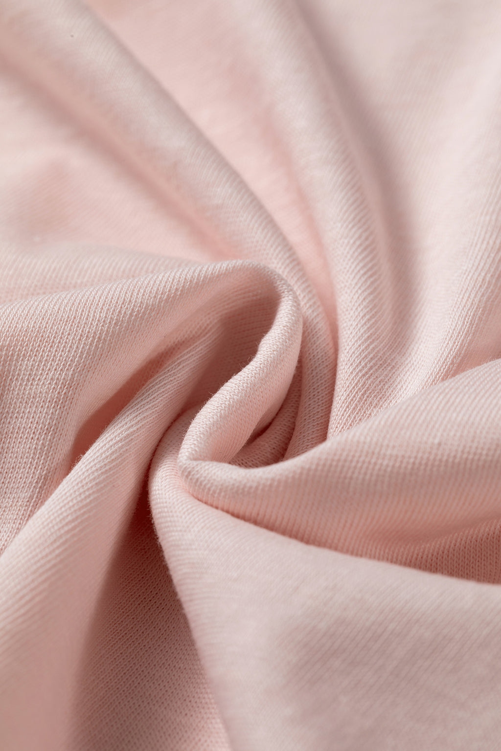Gossamer Pink Long Sleeve Ruffle Cuff Casual Elegant Top