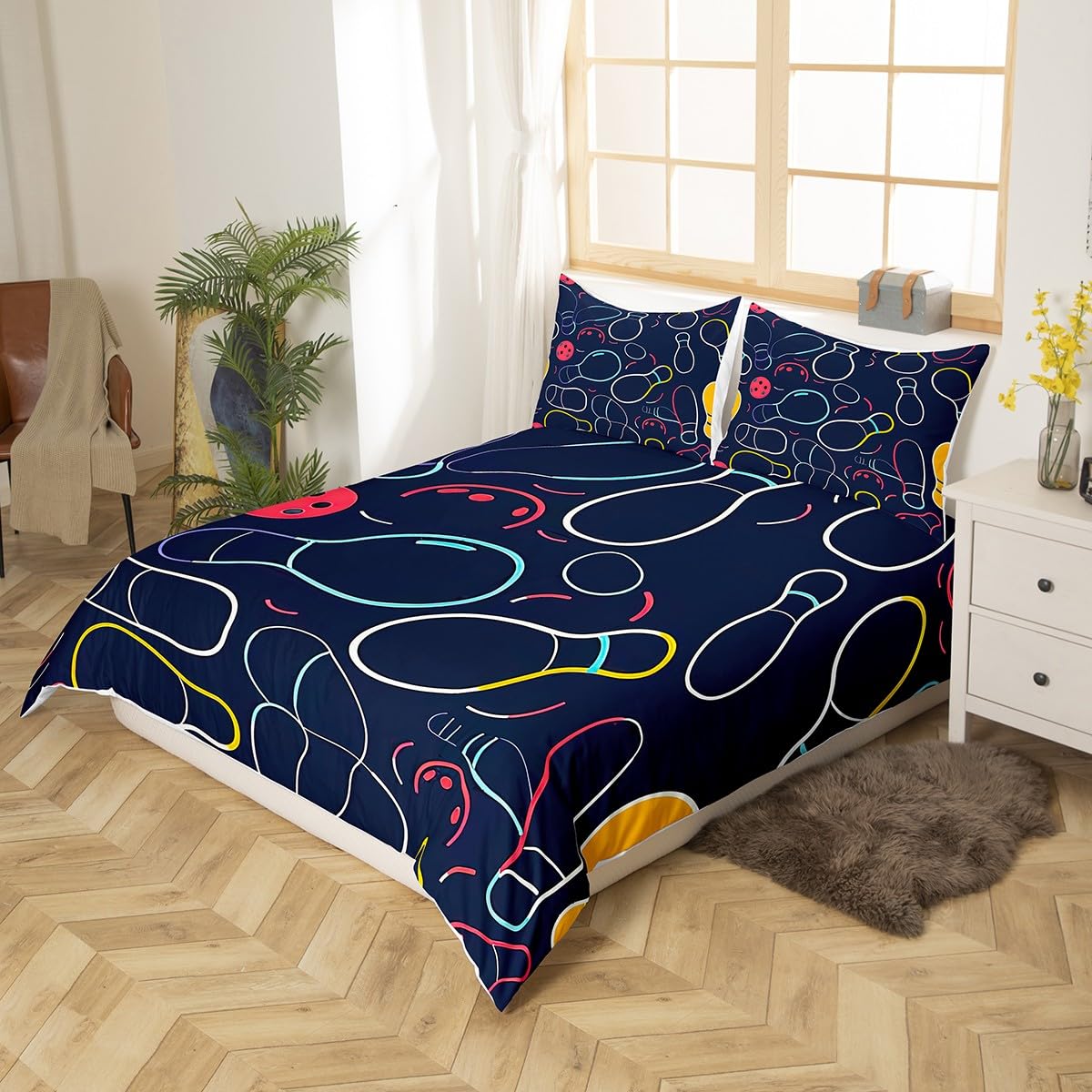 Feelyou Blue Marble Bedding Duvet Cover Set Modern Marble Aesthetic Bedding Set Retro Watercolor Artwork Design Comforter Cover Set Abstract Marble Texture Printed Bedspread Cover King, No Comforter