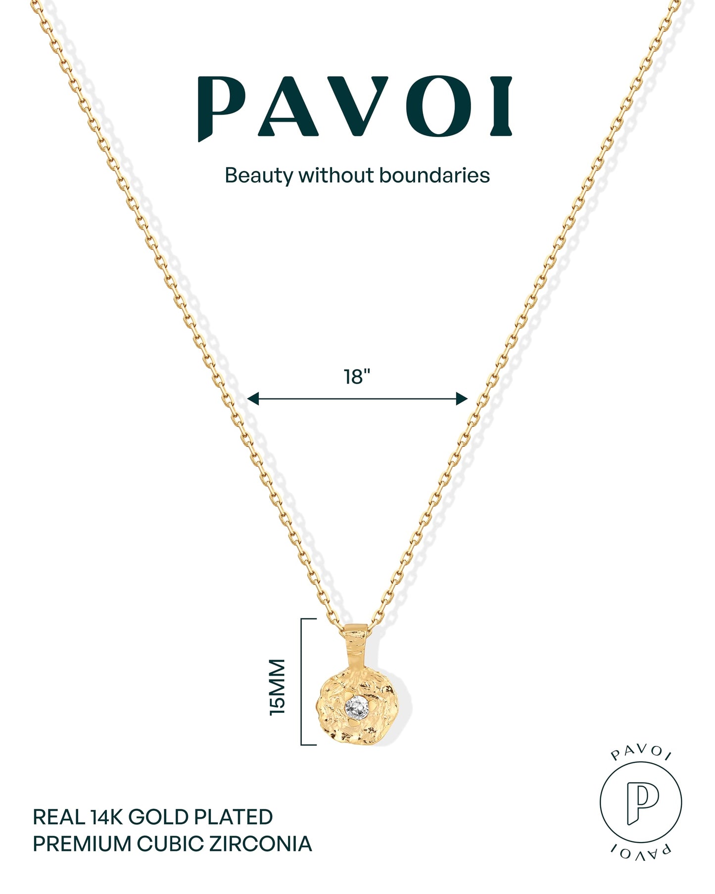 PAVOI 14K Gold Plated Engraved Coin Pendant Necklaces for Women | Byzantine Coin Pendants | Bohemian Necklace