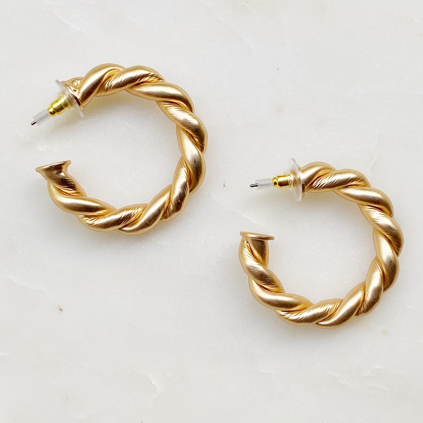 Riley Braided Hoop Earrings by Ellisonyoung.com