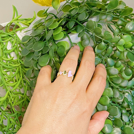 Soft Heart Open Ring by Ellisonyoung.com