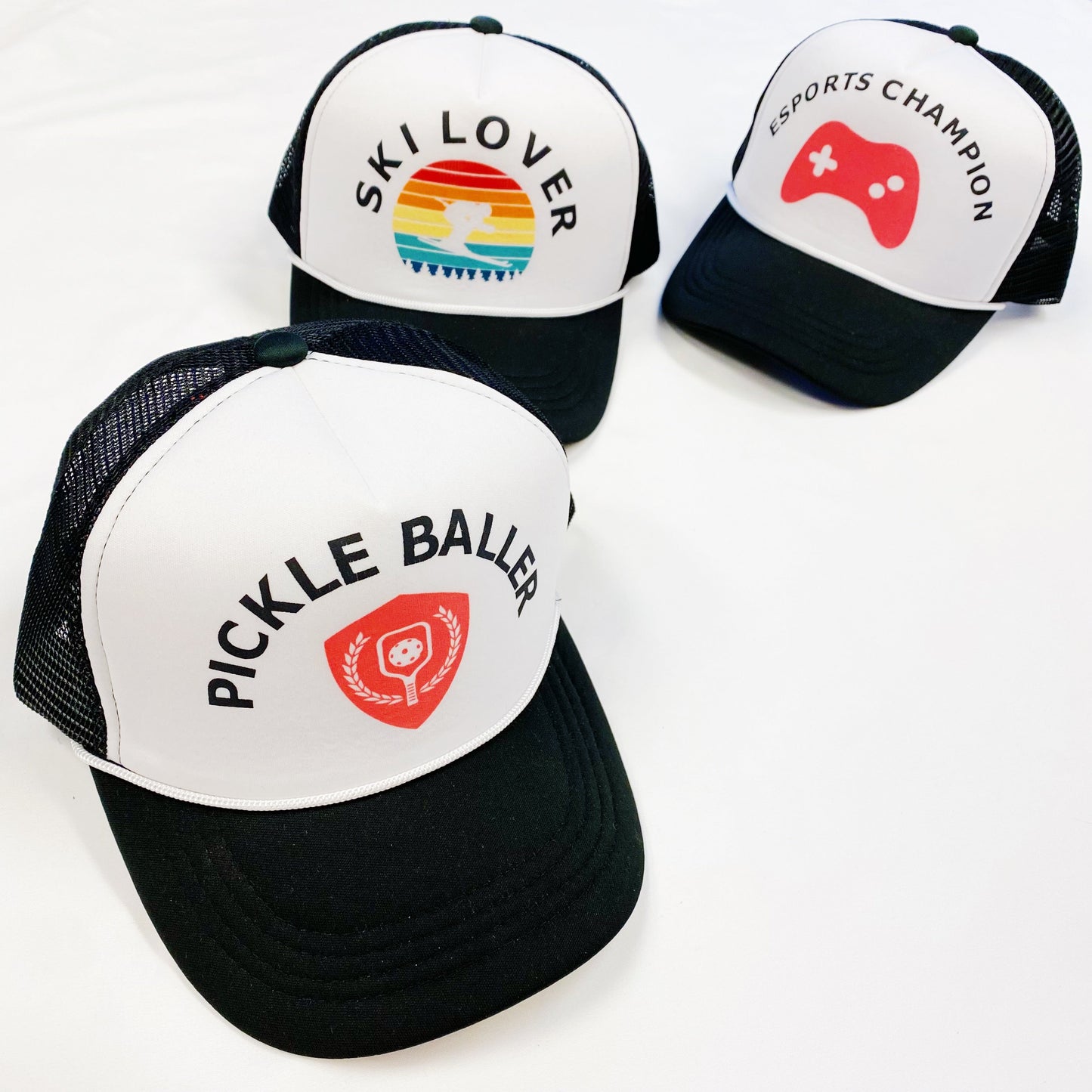 Sporty Pretty Trucker Ball Cap by Ellisonyoung.com
