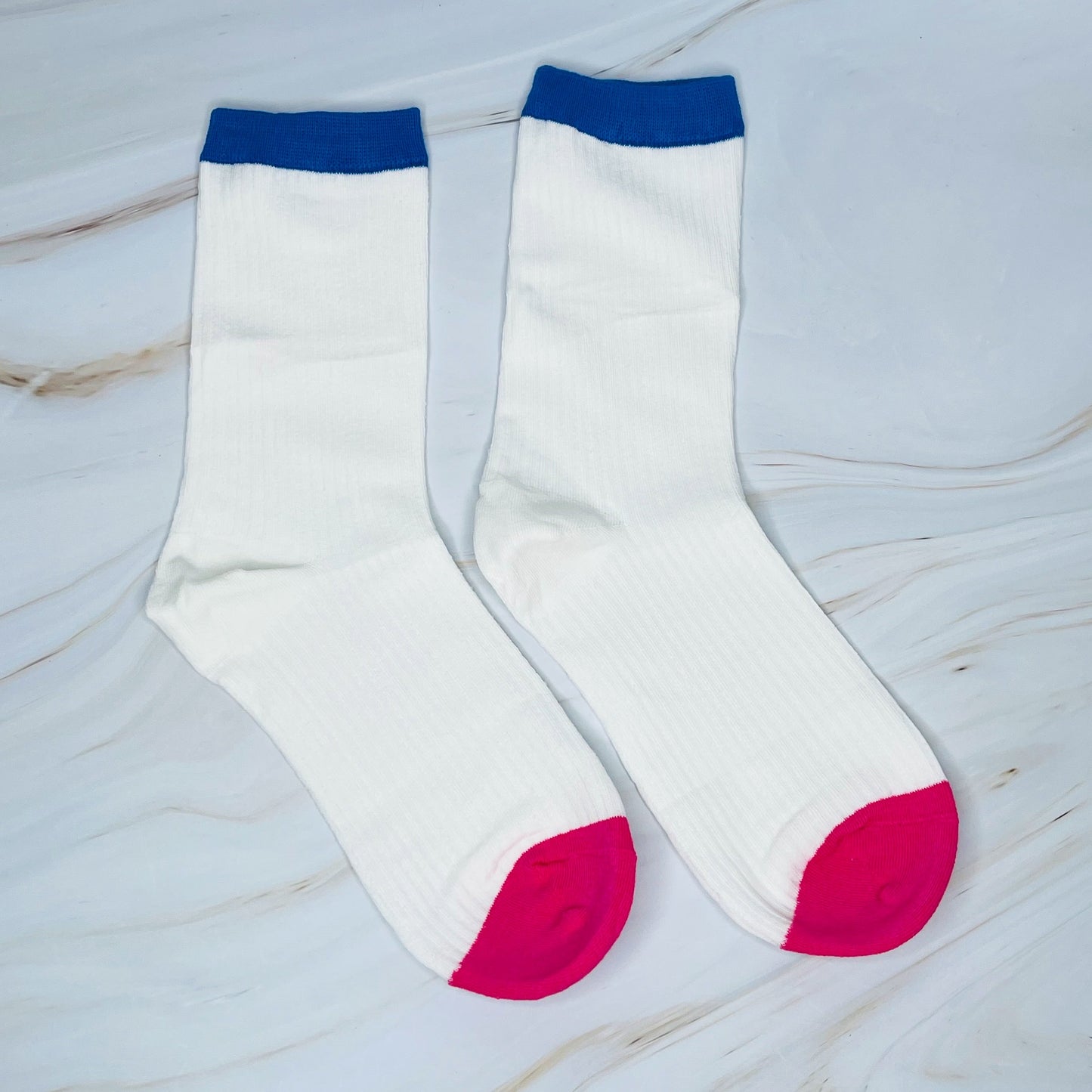 Color Block Socks Set Of 2 by Ellisonyoung.com