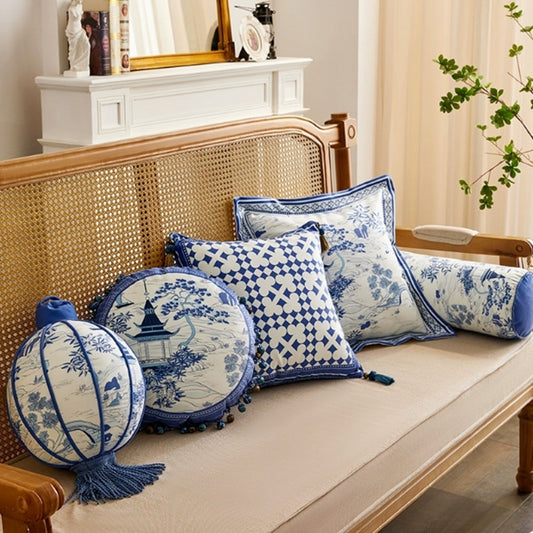 Vintage Living Room Rustic Luxury Pillow