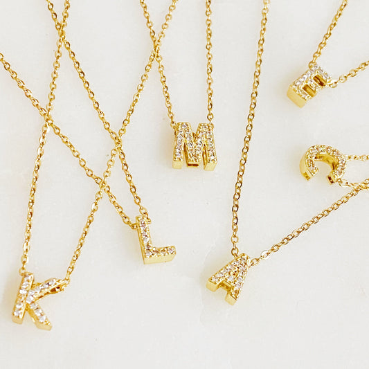 Mini Keepsake Initial Necklace by Ellisonyoung.com