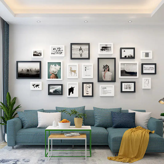 Nordic Style Wooden Photo Frame Wall Decor for Home