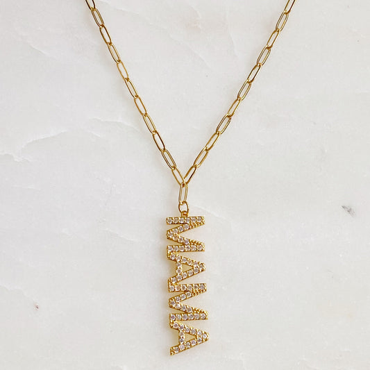 Mama Drop Pendant Necklace by Ellisonyoung.com