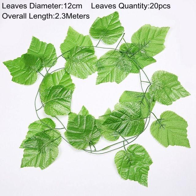 90cm Artificial Green Hanging Ivy Leaves