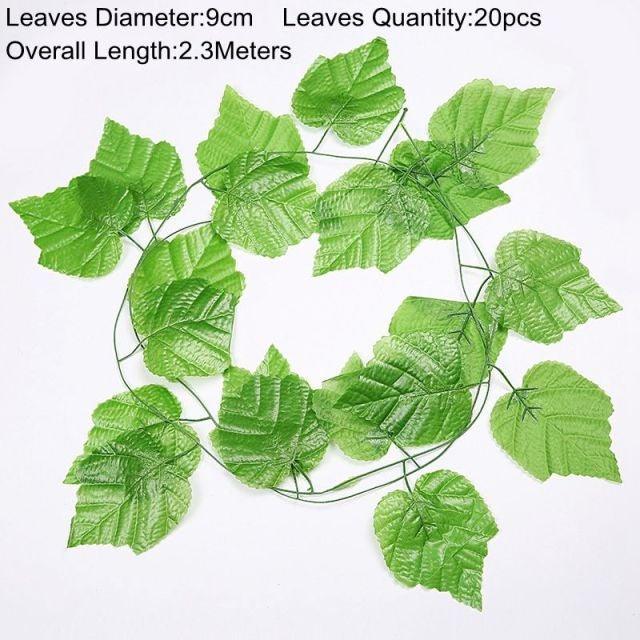 90cm Artificial Green Hanging Ivy Leaves