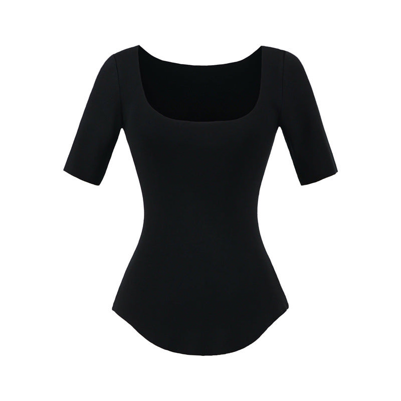 Women's SpringSummer New Half Sleeve Bottoming Top