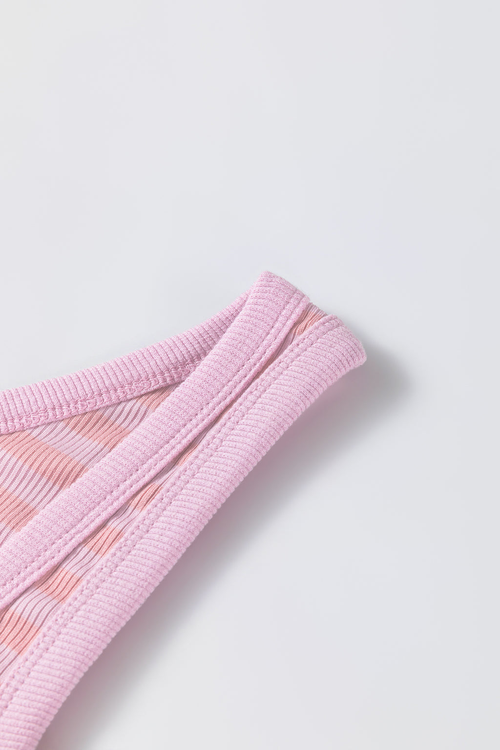 Yellow Stripe Ribbed Knit Slim Tank Top