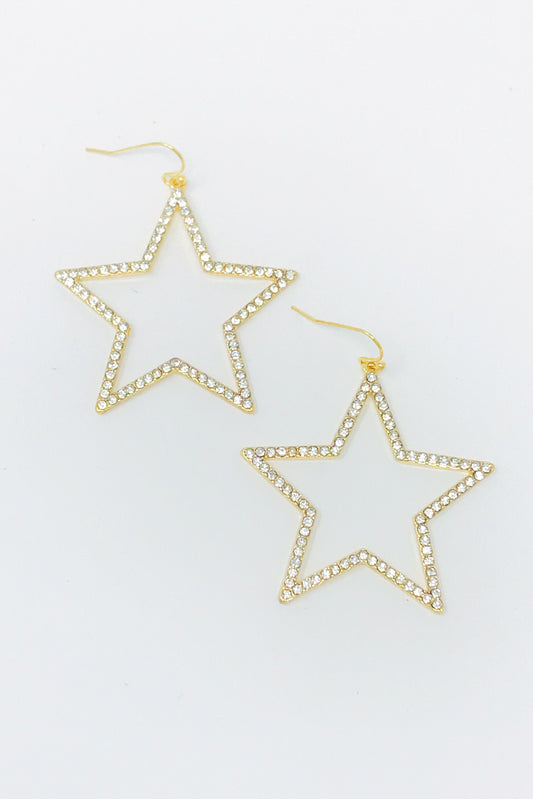 Seriously Stellar Earrings, Gold by Ellisonyoung.com