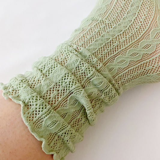 Slouch Crochet Lace Socks Set Of 2 by Ellisonyoung.com