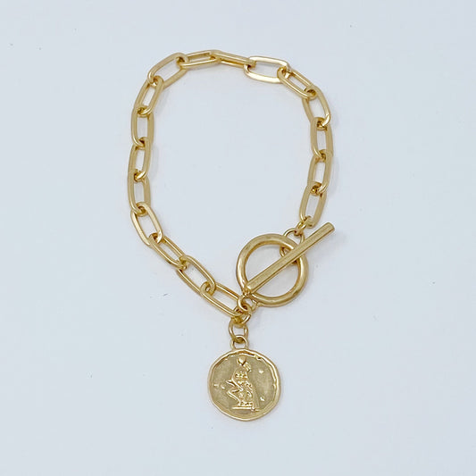 Zodiac Charm Chain Bracelet by Ellisonyoung.com