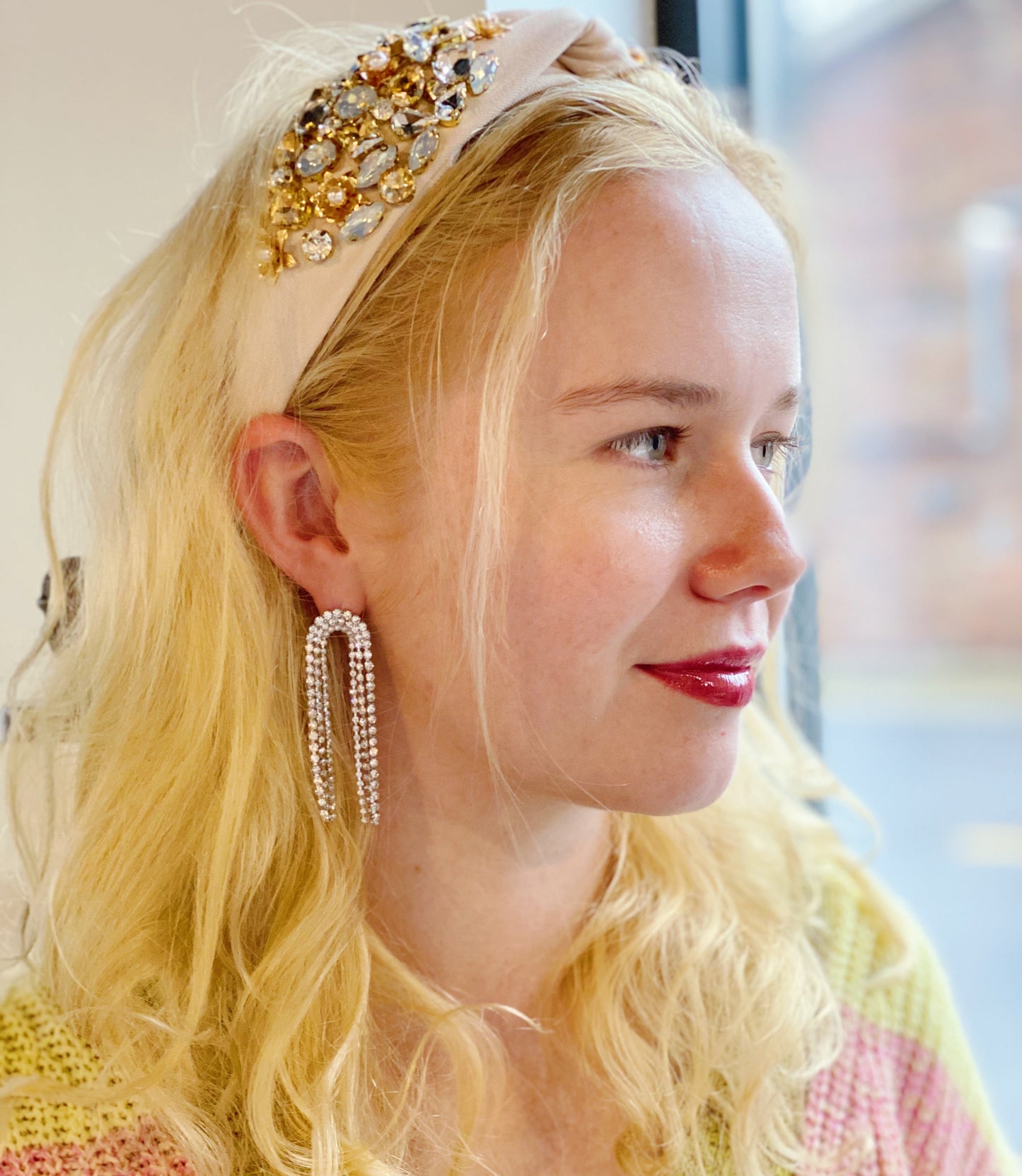 Shiny Drop Earrings by Ellisonyoung.com