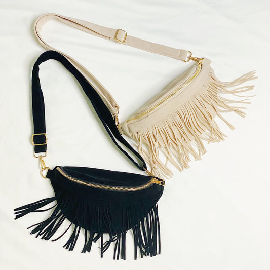Fringed Or Not Sling Bag by Ellisonyoung.com