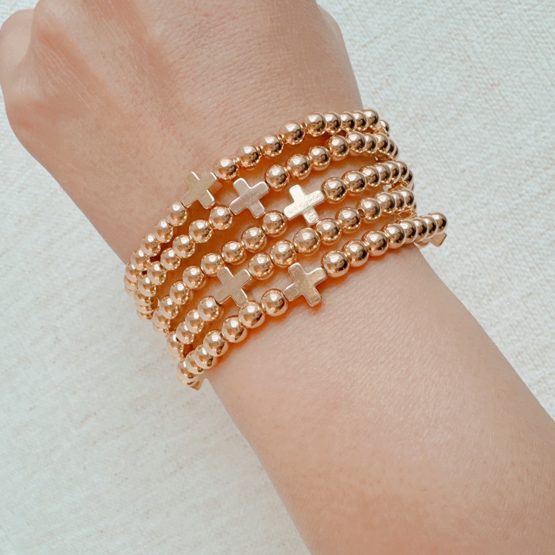 Beads-And-Crosses-Stretch-Bracelet-Set-Of-5-1