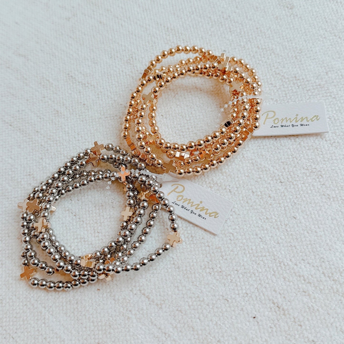 Beads-And-Crosses-Stretch-Bracelet-Set-Of-5-2
