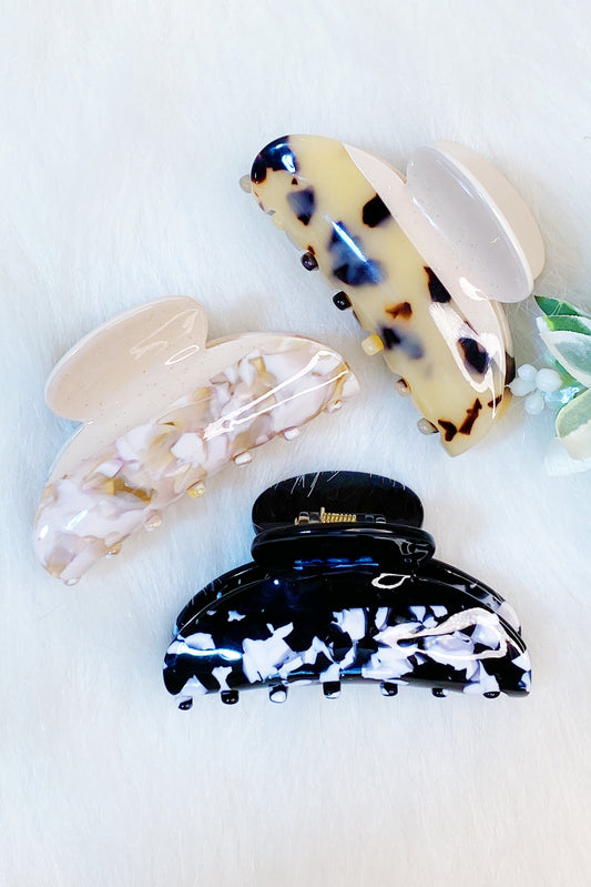 Two Toned Luxe Hair Claw by Ellisonyoung.com