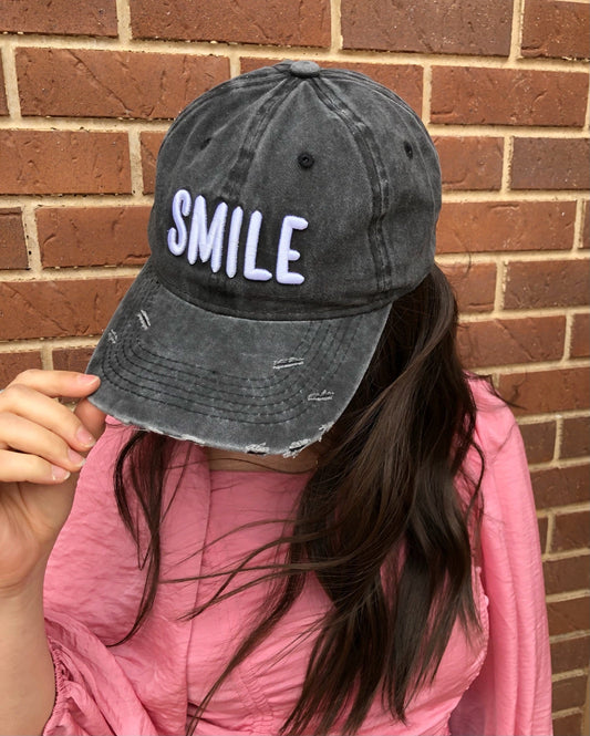 Smile Ball Cap by Ellisonyoung.com