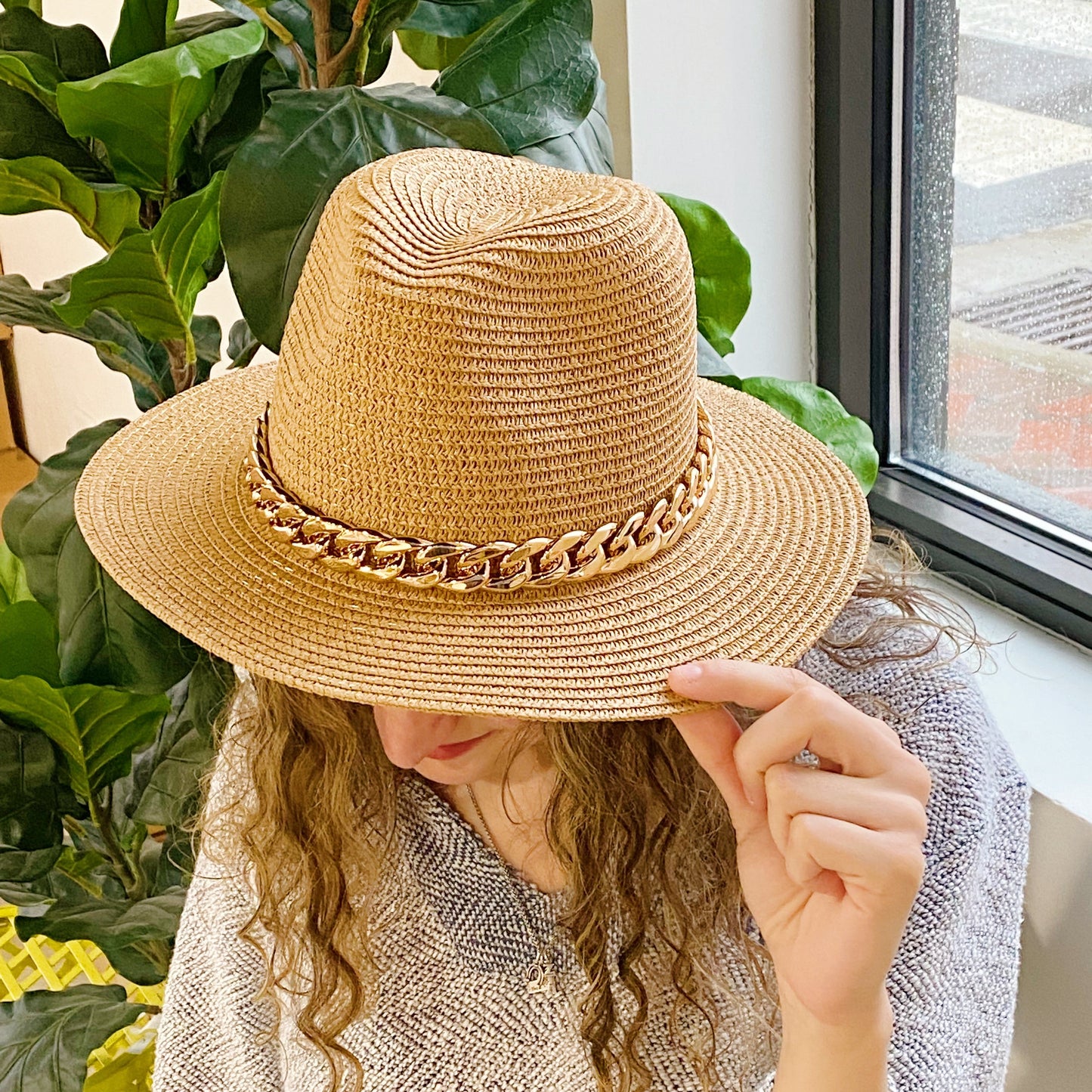 Cuban Chain Summer Hat by Ellisonyoung.com