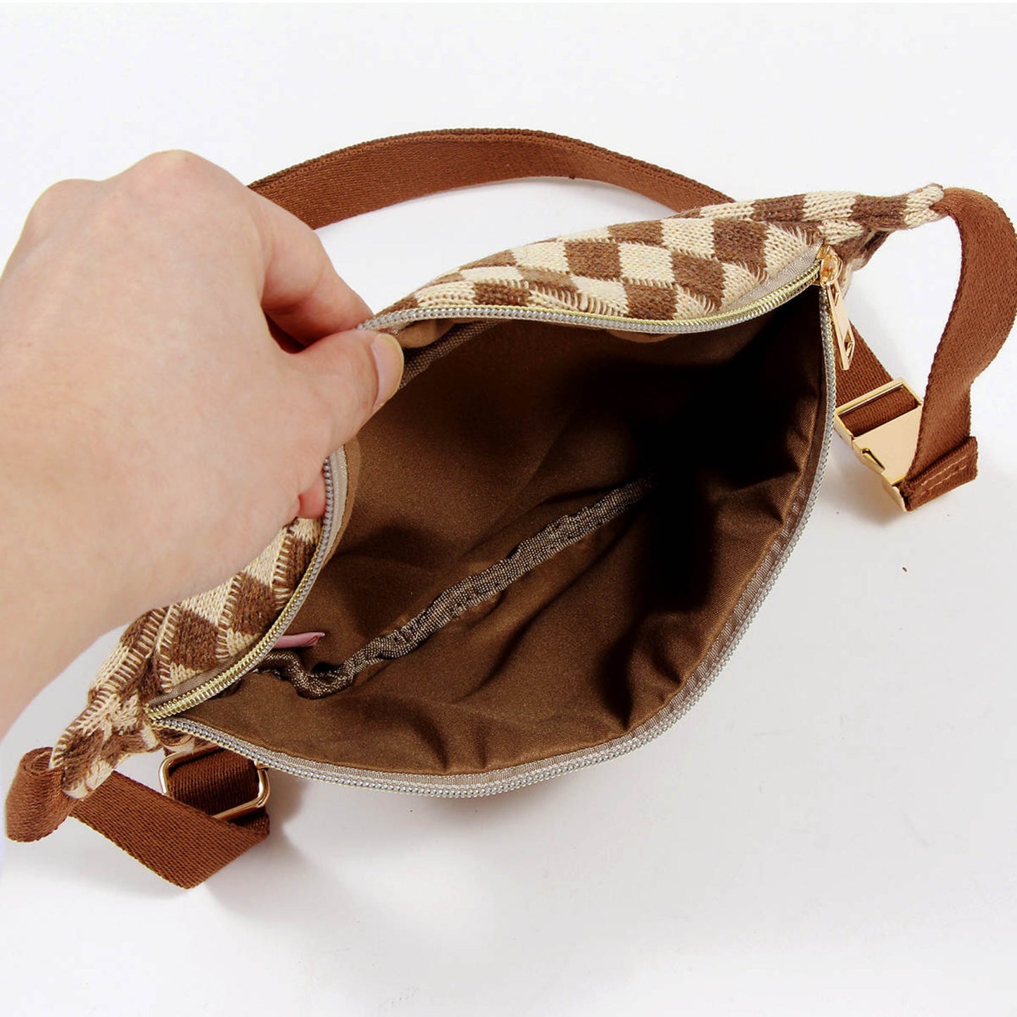 Check Yourself Belt Sling Bag by Ellisonyoung.com