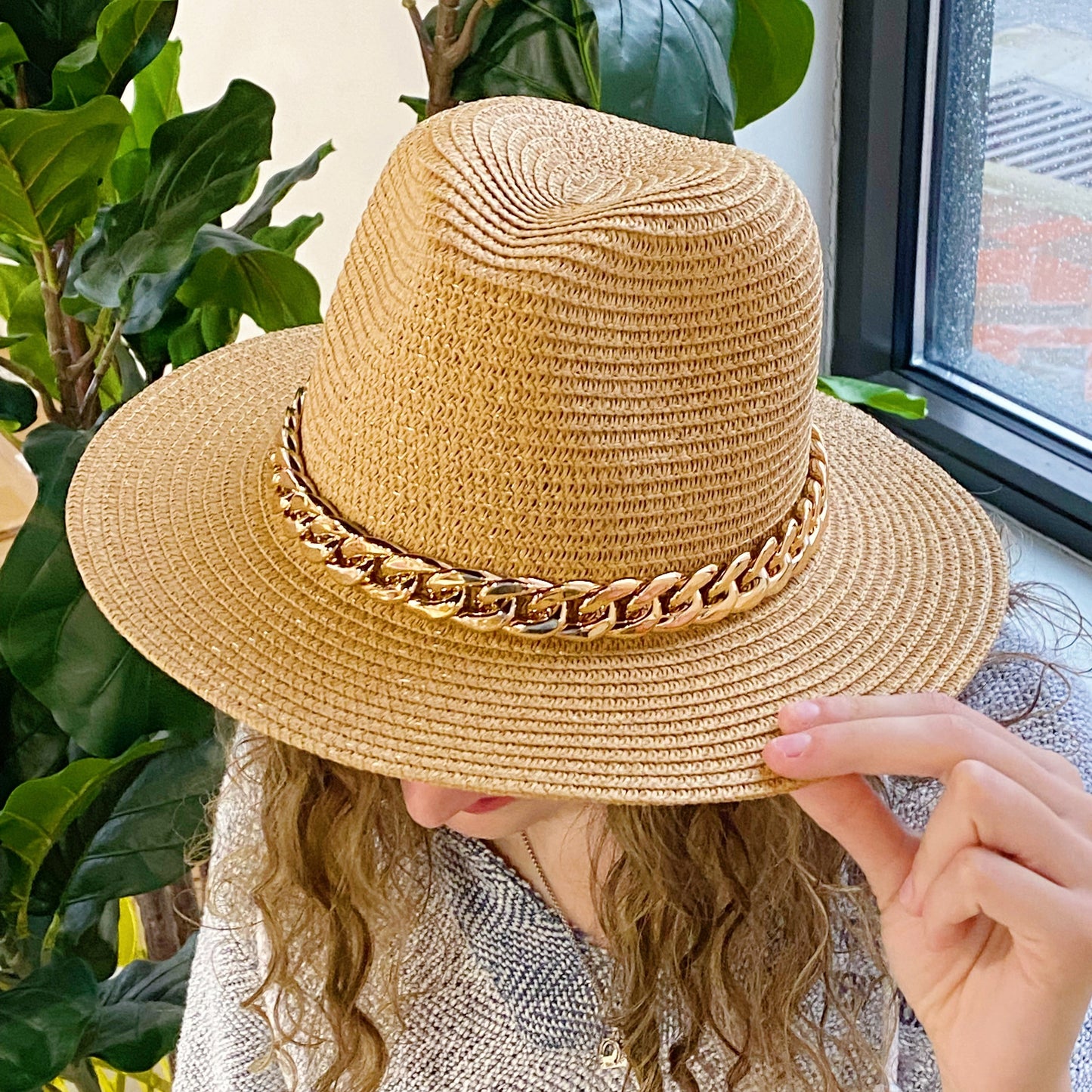 Cuban Chain Summer Hat by Ellisonyoung.com