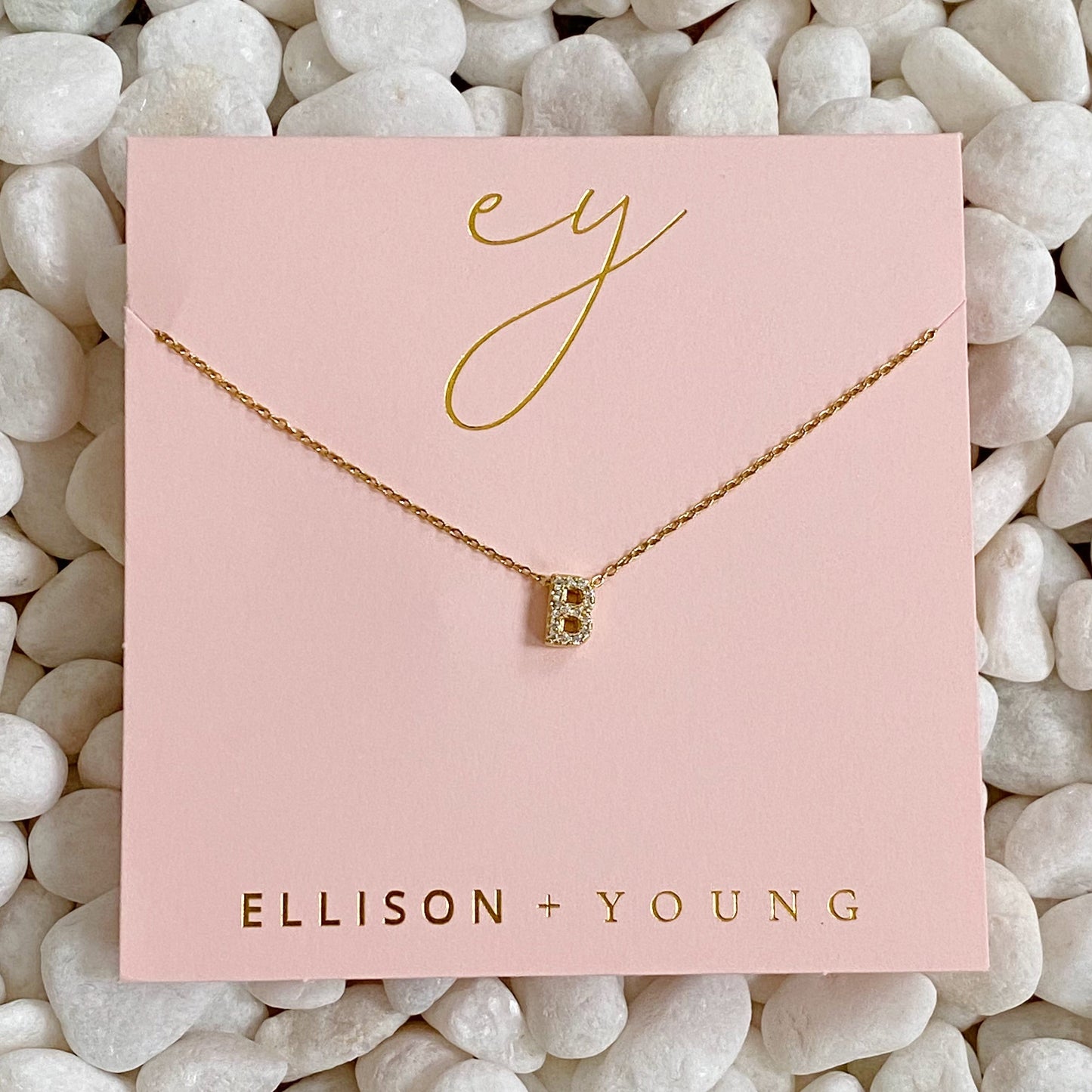 Mini Keepsake Initial Necklace by Ellisonyoung.com