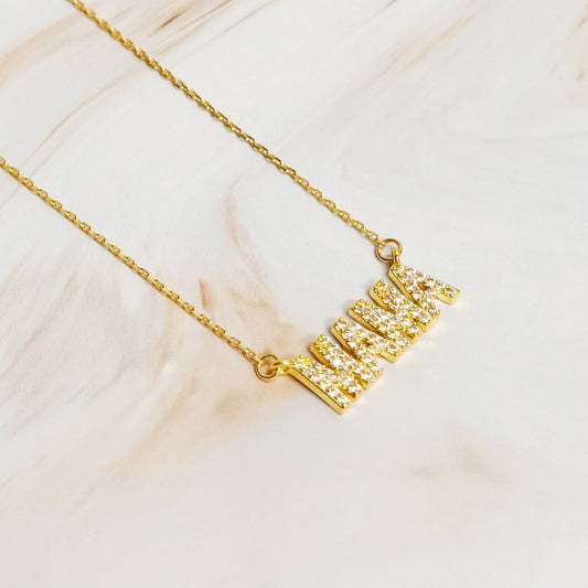 Shiny Mama Necklace by Ellisonyoung.com