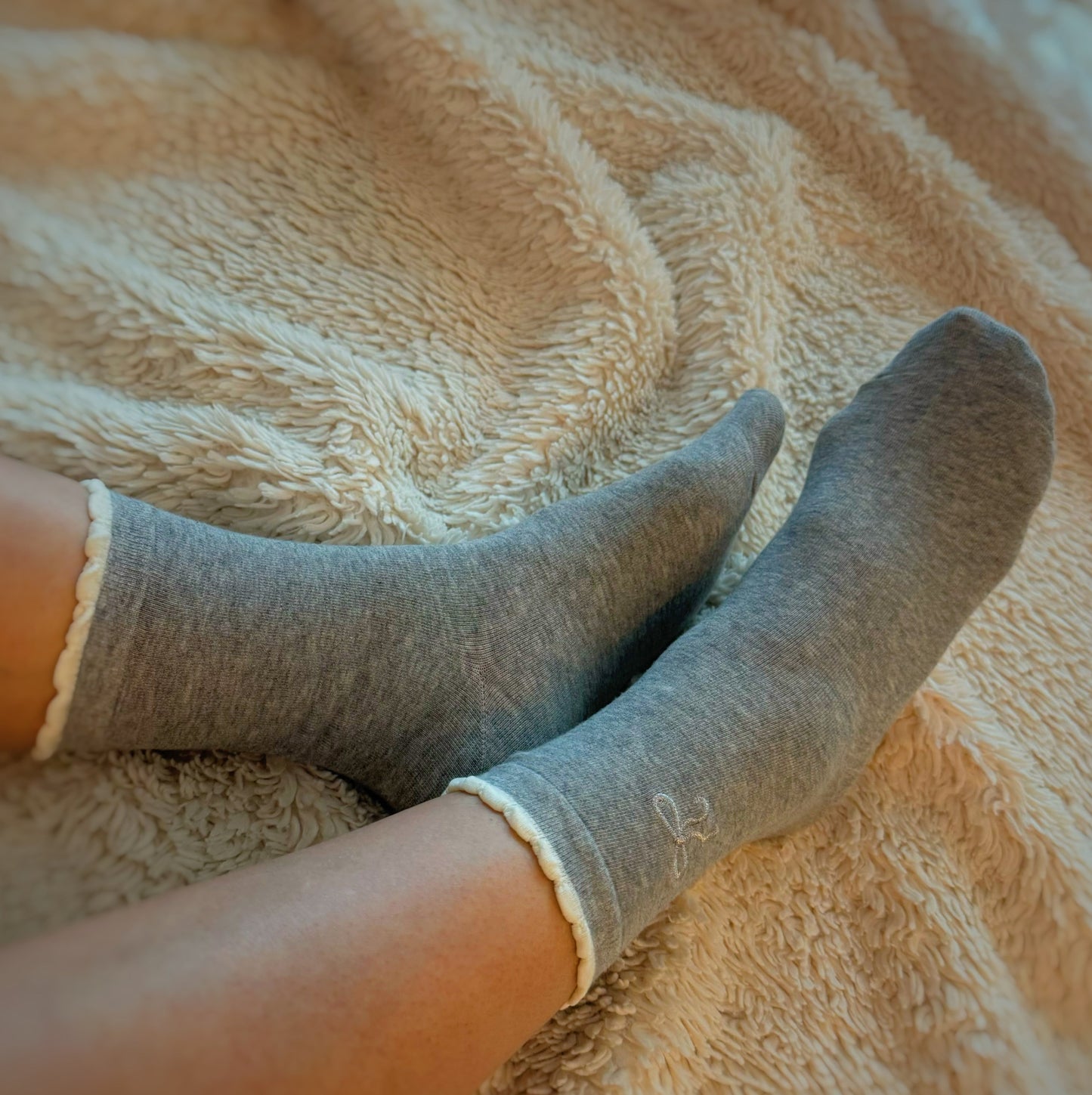 Bow Bow Socks Set Of 2 by Ellisonyoung.com