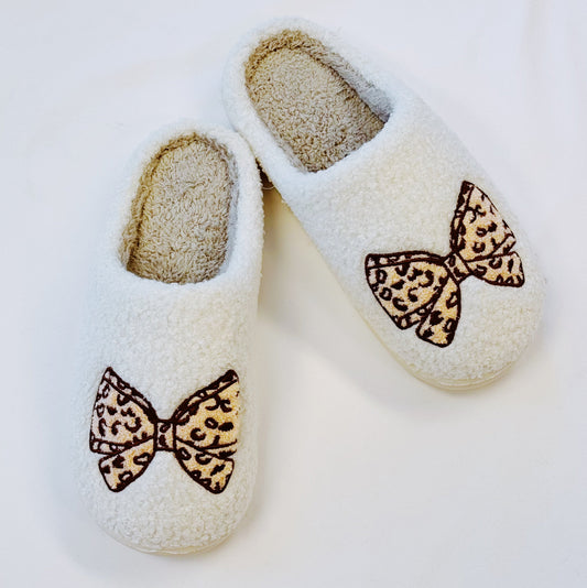 Emily Bow Cozy Lounge Slippers by Ellisonyoung.com