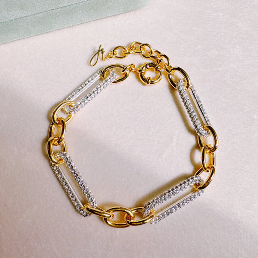 Chic And Glam Chain Bracelet by Ellisonyoung.com