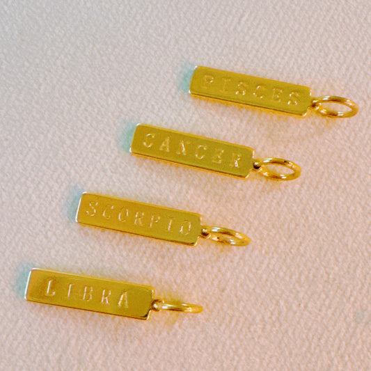 Zodiac Bar Seamless Clip Charm by Ellisonyoung.com