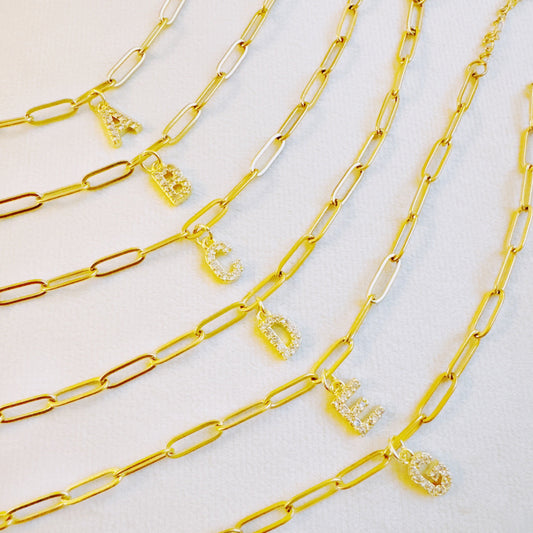 Oh Simple Initial Chain Bracelet by Ellisonyoung.com