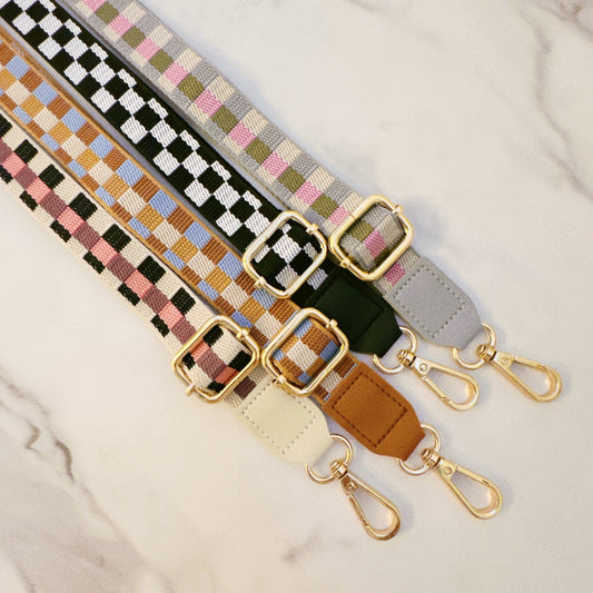 Checkered Crossbody Phone Lanyard by Ellisonyoung.com